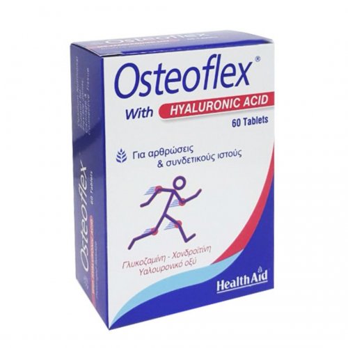 Health Aid Osteoflex With Hyaluronic Acid 60 ταμπλέτες